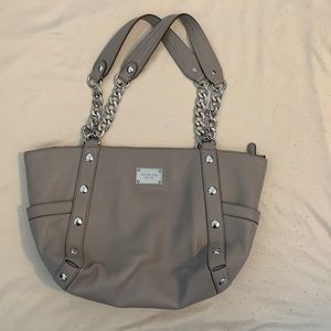 Grey Michael Kors purse